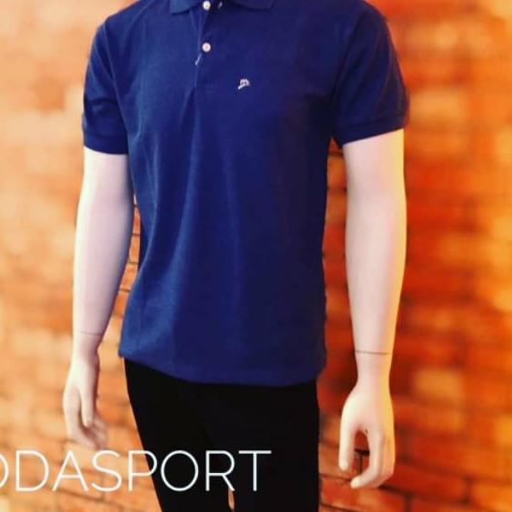 ♨ MODASPORT kaos kerah polos pendek ➺