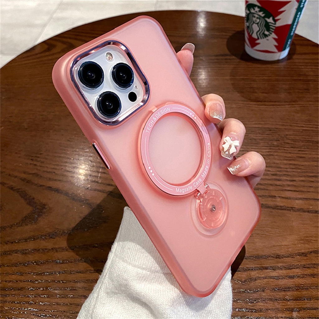 Baru 2-in-1 Logam Cincin Magnetik Case iPhone 14pro Max 13pro Max Case14Plus Pro Max Kamera ProtectionFully Tertutup Shockproof Stand Melindungi Hard Back Cover