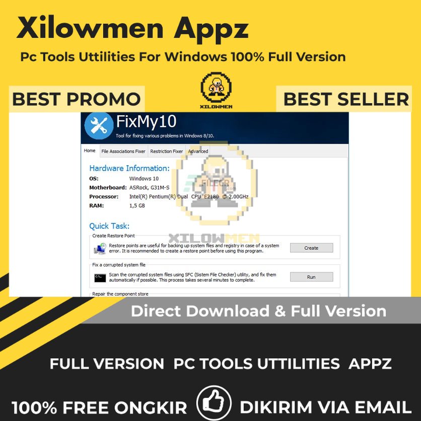 [Full Version] FixMy10 Pro PC Tools Software Utilities Lifetime Win OS