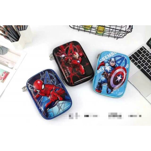 

KOTAK PENCIL/PENCIL CASE 3D PREMIUM KARAKTER SUPERHERO