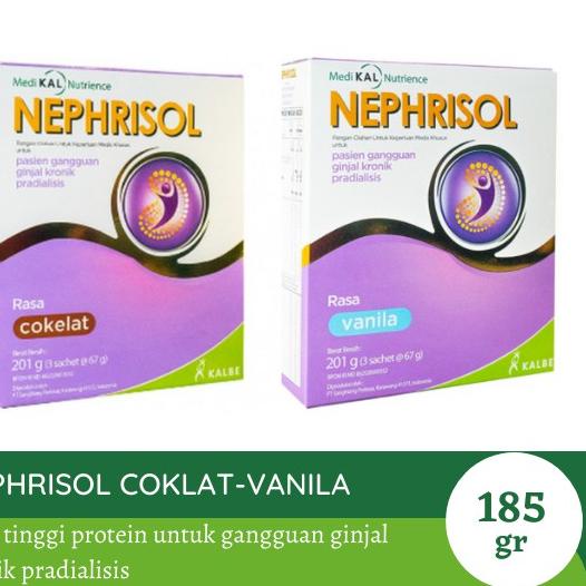 

❅ Nephrisol Vanilla/Cokelat 185gr ✥