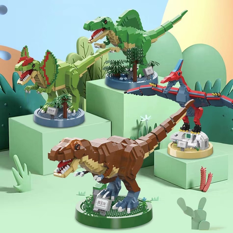 Blok Bangunan Lego Kompatibel Dinosaurus Pterodactyl Spinosaurus Tyrannosaurus Model Jurassic Park Bo