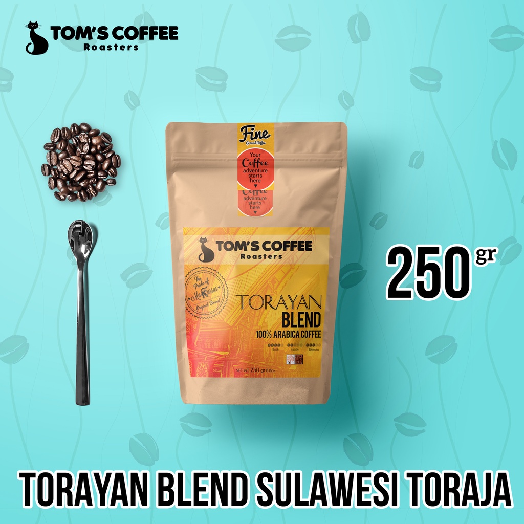 

Tom's Coffee - Torayan Blend 250gr