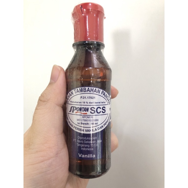 

Spontan SCS Vanilla 60ml /Pelembut Kue/