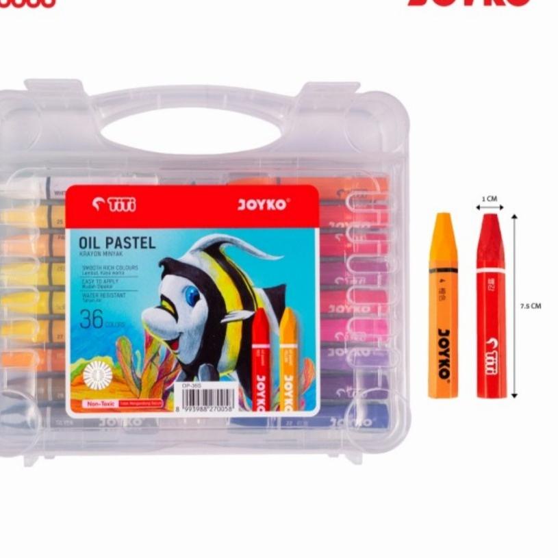 

POPULER Crayon / Oil Pastel Titi Joyko 36 Warna OD0''