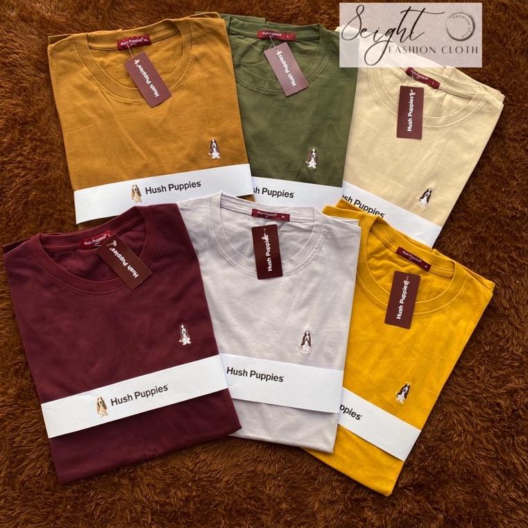 READY Kaos Hush Puppies Branded Baju Hush Puppies Pria Wanita Orig1n4l Hush Puppies Lengan Pendek Po