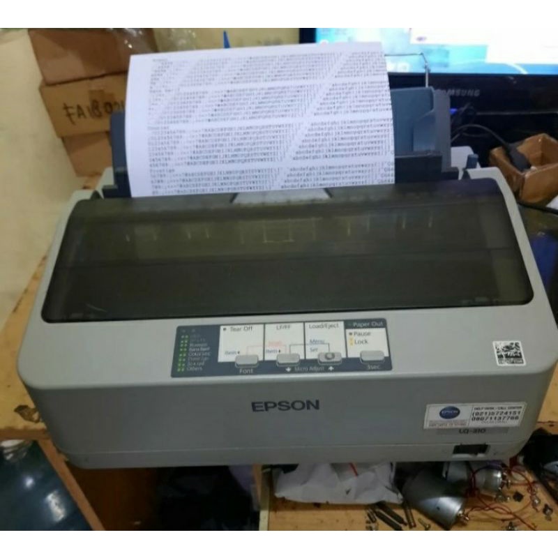 Printer Epson Dot Matrix LQ310 LQ-310 LQ 310 -LO310 - 24PIN