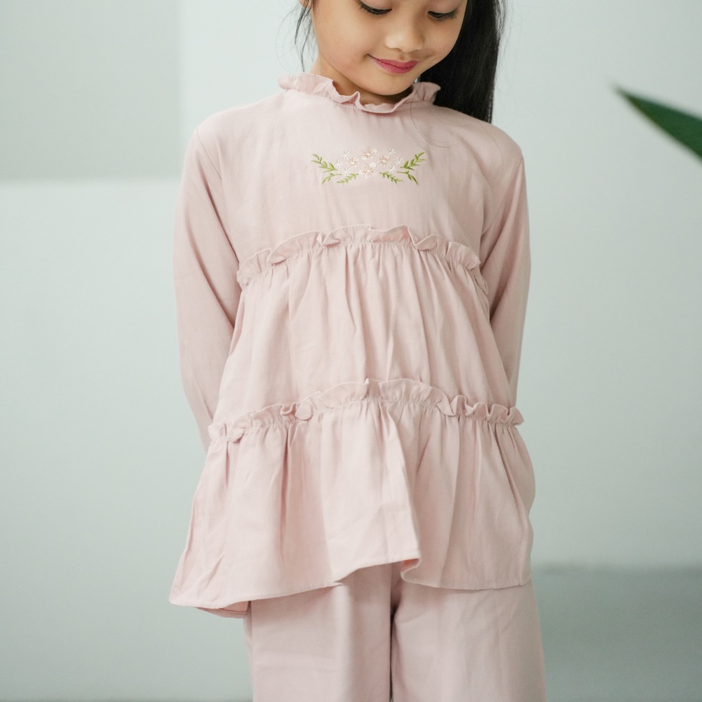 Baju Bayi Setelan Anak Perempuan Mooi Maira Tunik Set 1-10 Tahun