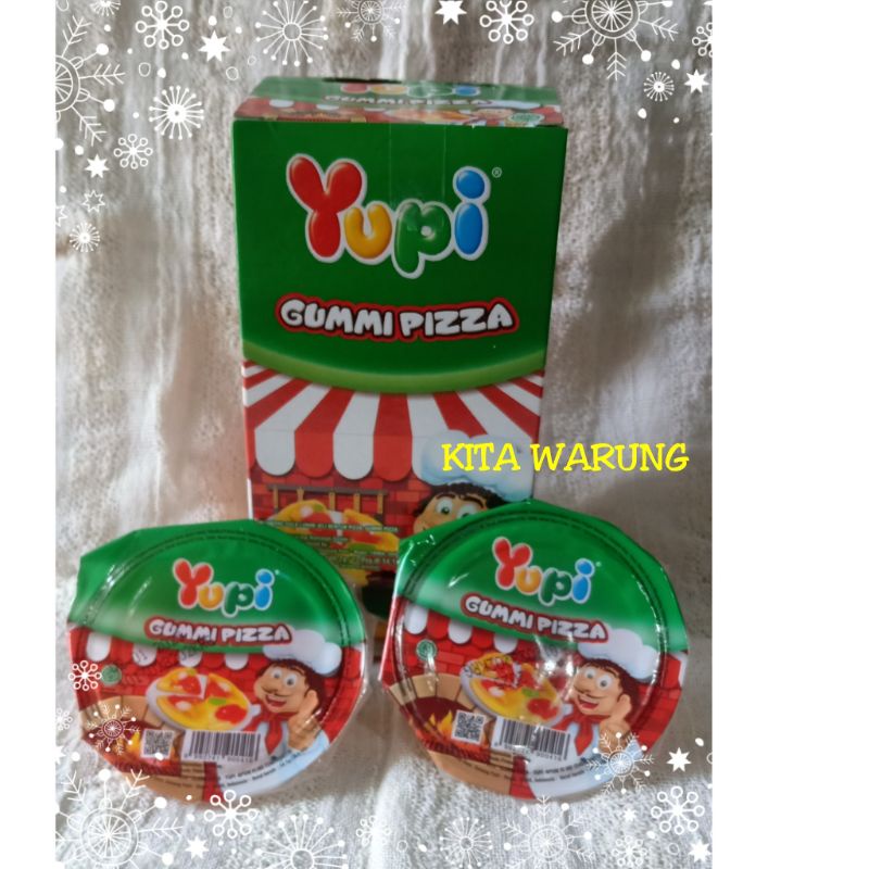 

Snack,Jajan anak, makanan ringan, goodie permen YUPI gummi pizza 1000 an