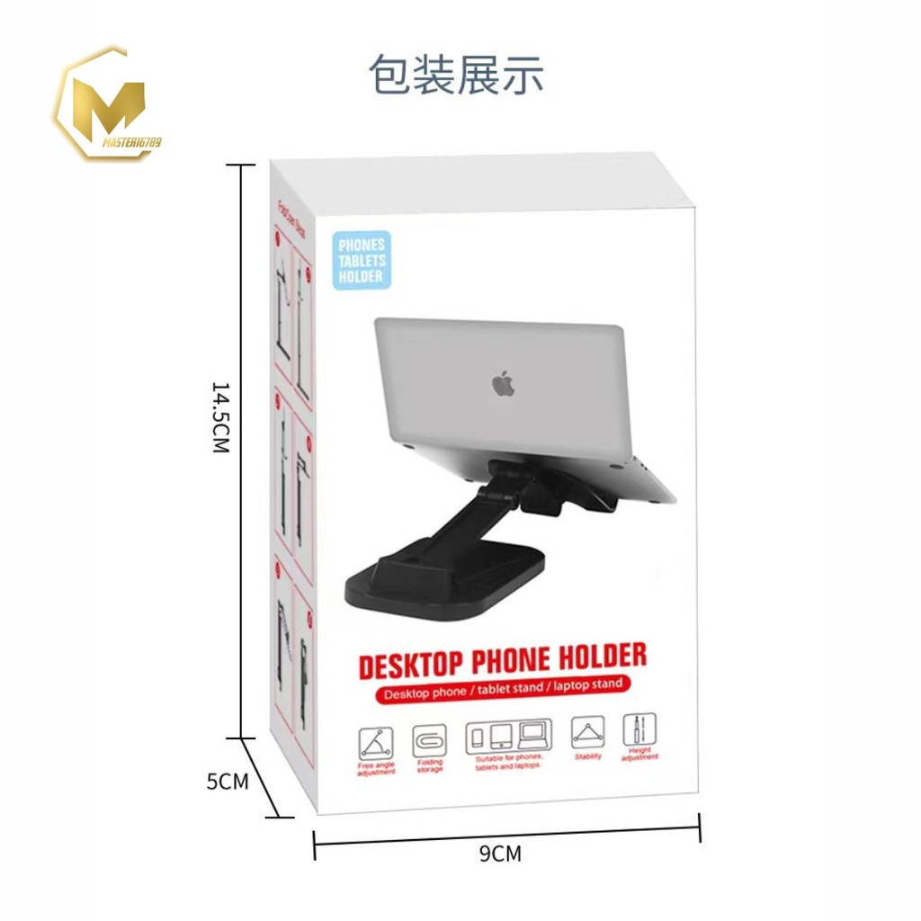 PHONE HOLDER MEJA BUAT HP STAND HP UNIVERSAL HOLDER DESKTOP PHONE HOLDER cocok untuk smartphone , Tab &amp; iPad MA3962