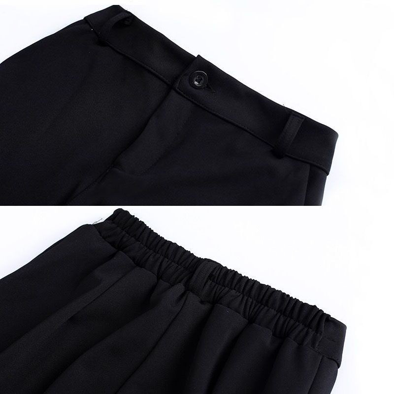 terbaru celana hitam bahan wanita cewek murah highwaist jumbo import