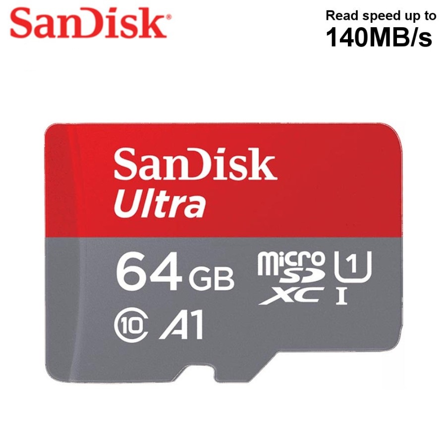 SanDisk Ultra MicroSD 64GB A1 140MB/s microSDXC UHS-I micro sd - No Adapter