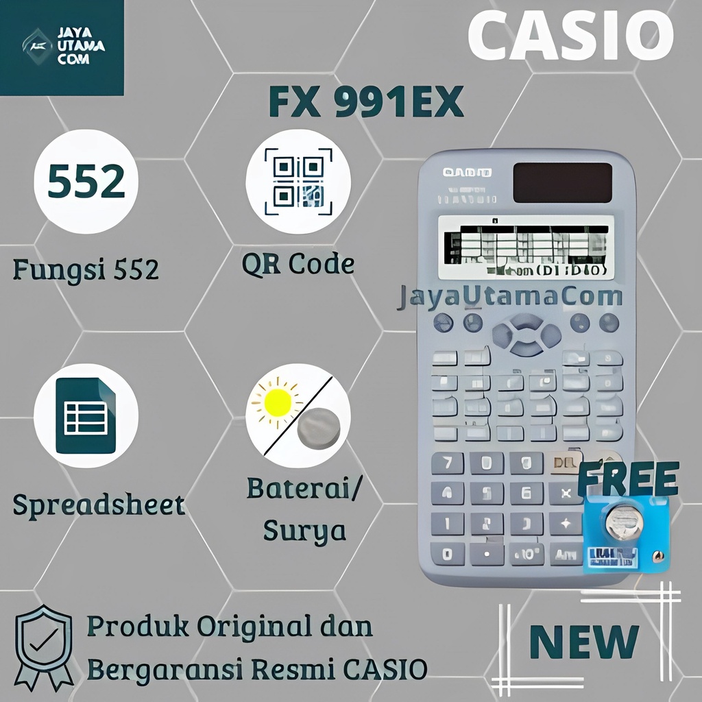 Kalkulator Scientific Casio FX 991EX Kalkulator Ilmiah Original