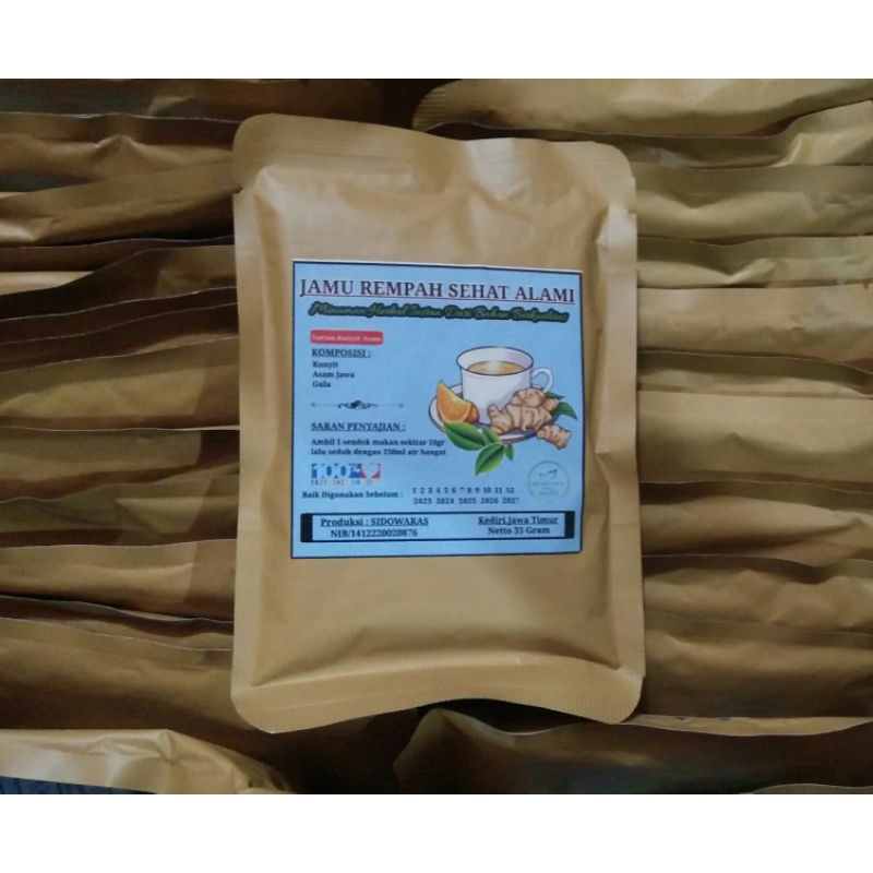 

Kunyit Asam Instan Jamu Herbal Sehat Alami 15Pcs