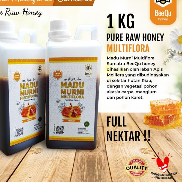 

✹ Murni Asli Nektar Multiflora Sumatra 100% Pure Raw Honey - BeeQu Honey ✦