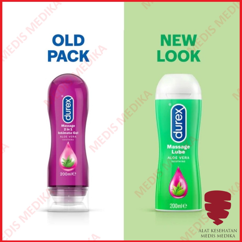 Durex Play Massage 2 in 1 200ml Lubricant And Massage Gel Double Function