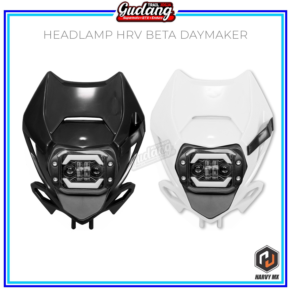 Headlamp Reflektor Daymaker Lampu Depan LED HRV Supermoto KLX BIGFOOT DTRACKER CRF 150L KTM 250 2017