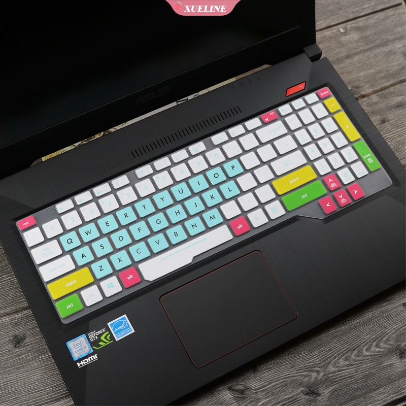 Cover keyboard Silikon Transparan Untuk film Perlindungan keyboard laptop gaming Asus FX503 FX63VD [ZXL]