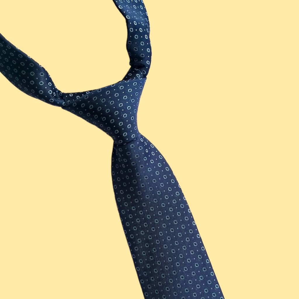 Dasi Pria Premium Quality Instant Siap Pakai Vecro Motif Free Box