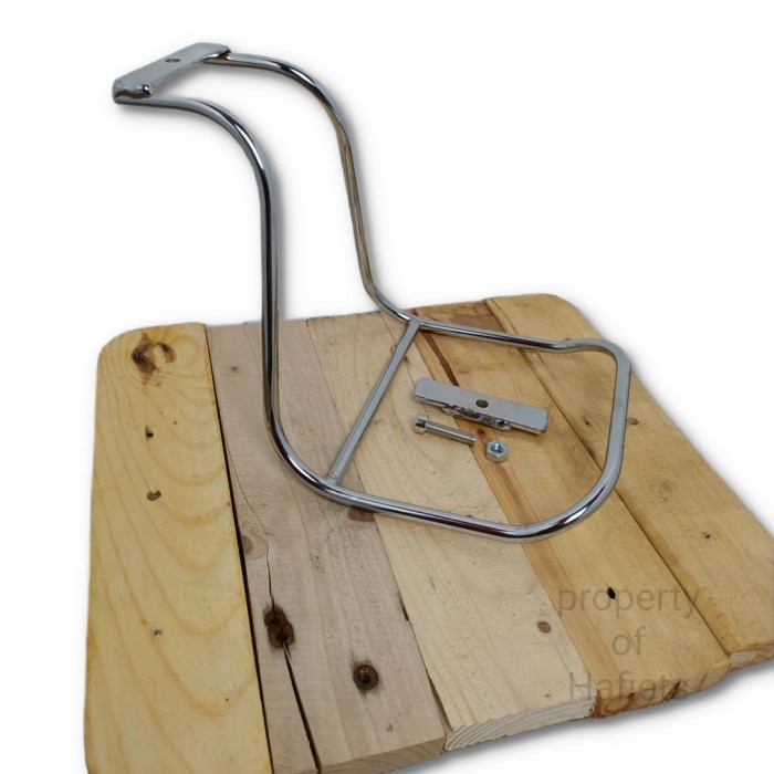 Saddle Rak Sadel Belakang Sepeda Steel Chrome