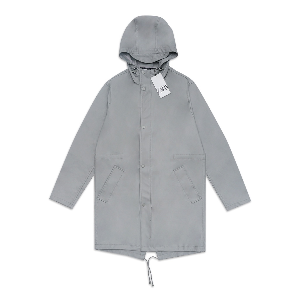 ZRA Water Repellent Parka Dark Grey