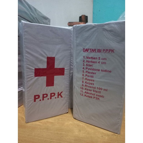 Kotak P3K Lengkap / Kotak P3k Mobil Portable+isi Lengkap / Kotak P3K Portable+isi