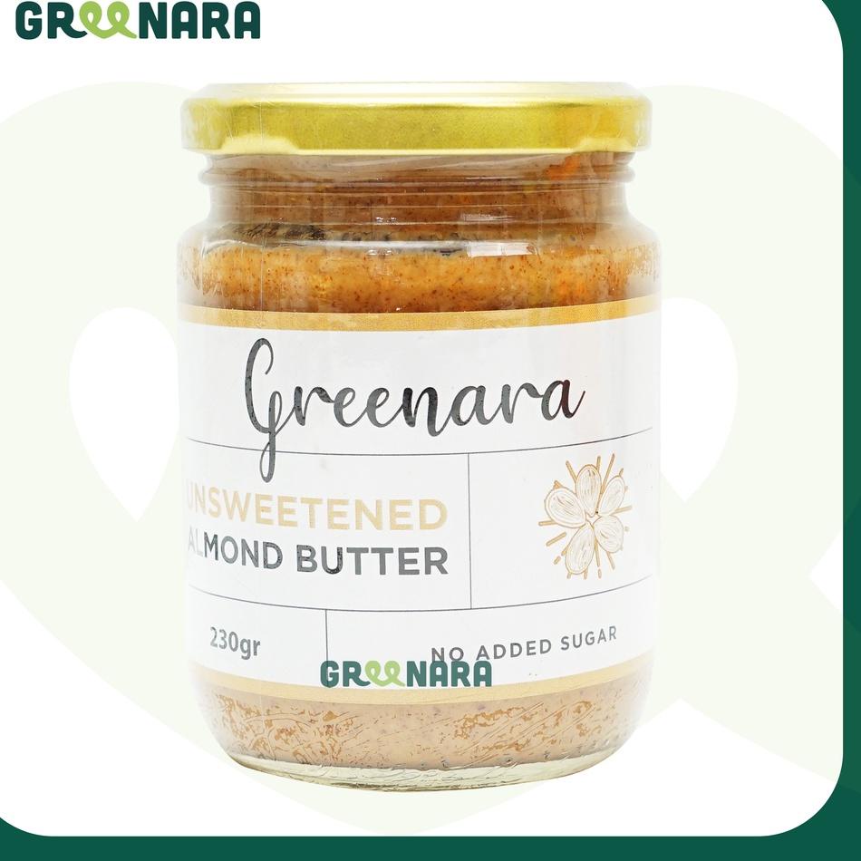 

☚ Greenara Homemade - Unsweetened Almond Butter / Selai Almond ❆