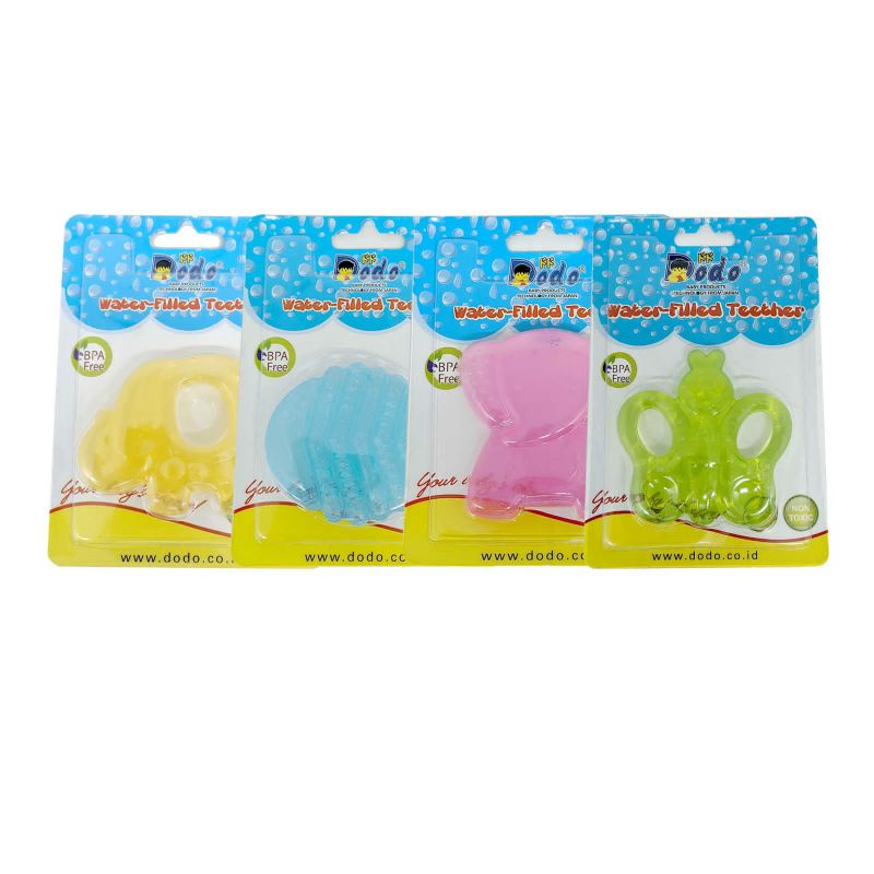 Dodo teether DAC004. water filled teether. mainan gigitan bayi. merangsang tumbuh gigi