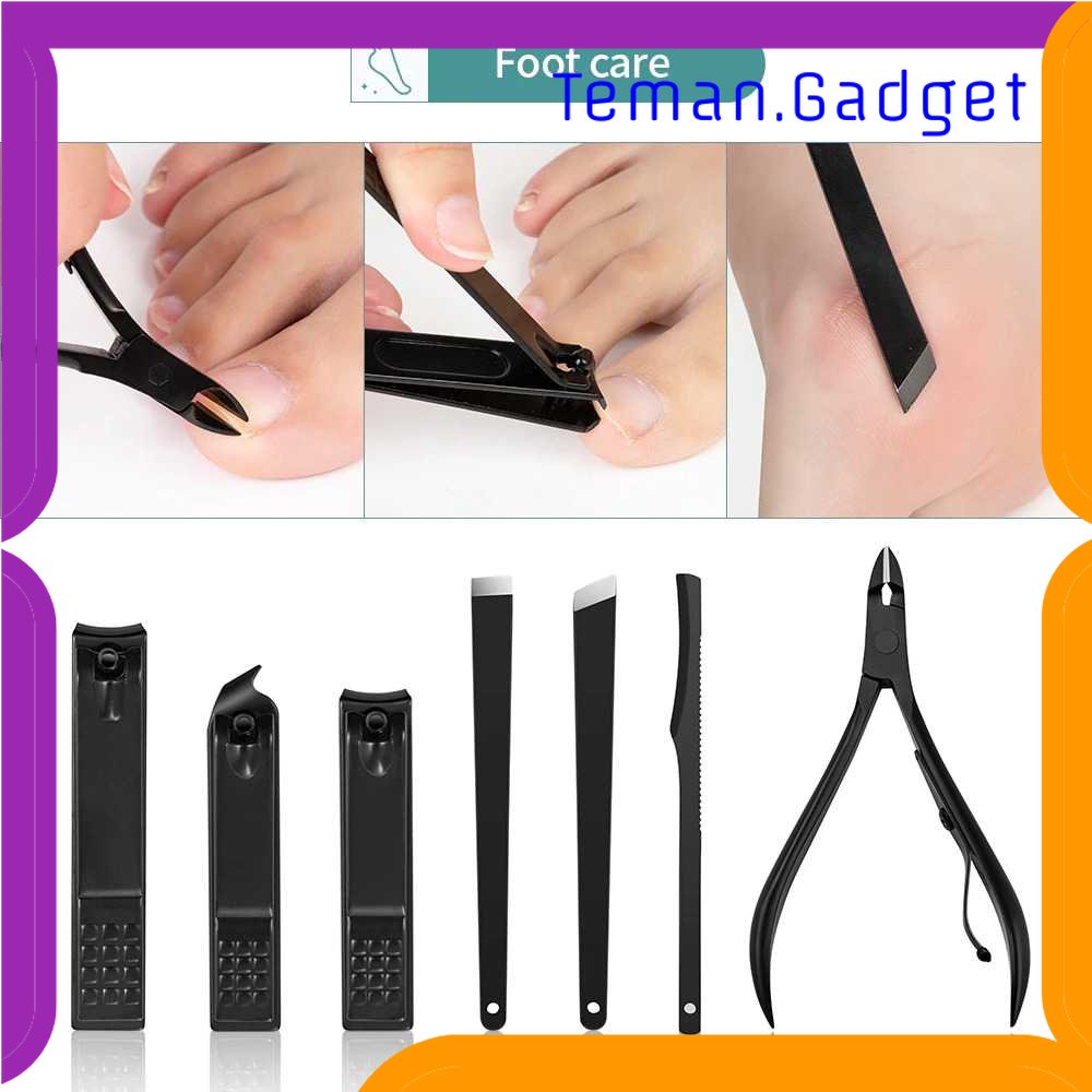 TG - PRW VCHOSE Gunting Kuku Nail Art Set Manicure Pedicure 18 PCS - LM302