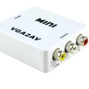 ✦ VGA to RCA Converter / Converter VGA to AV / VGA to AV Mini Converter ⅎ