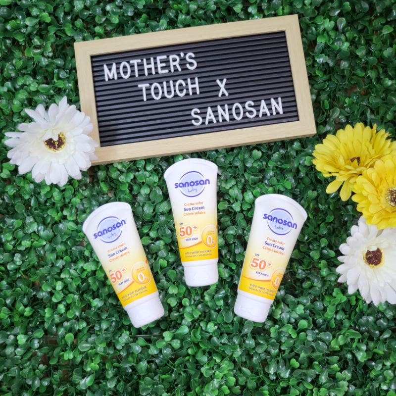 Sanosan Baby Sun Cream/Sunscreen Skincare Bayi Tabir Surya SPF50+ 75mL Perawatan Bayi