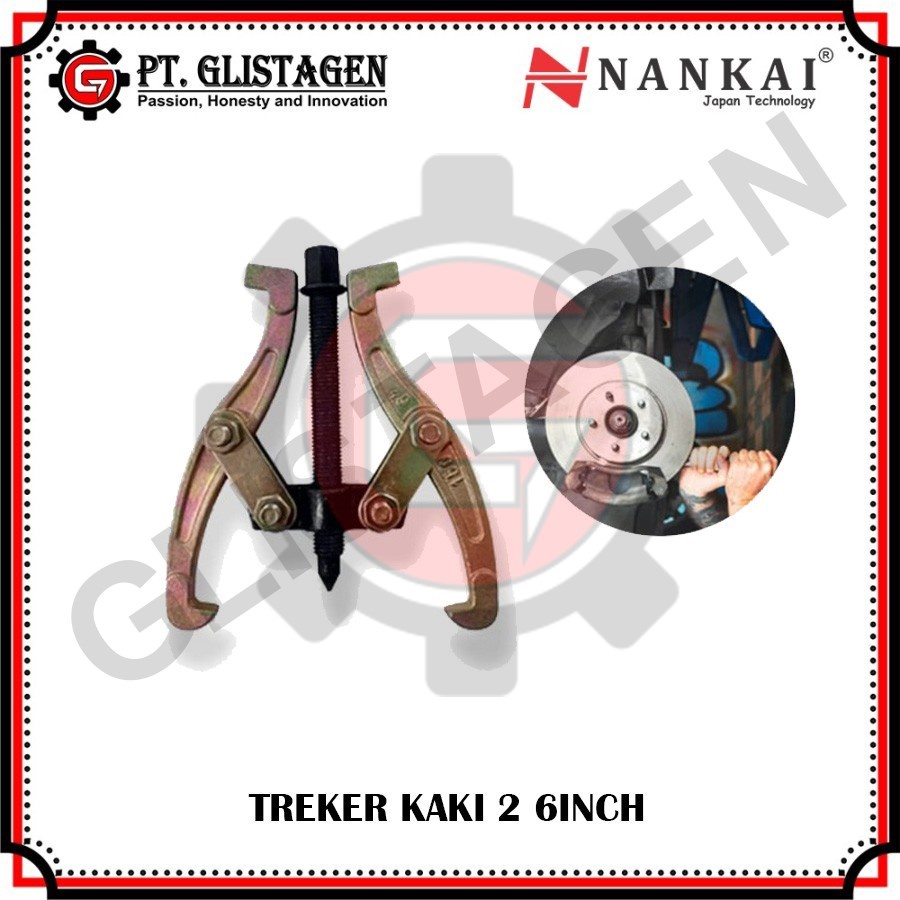 Nankai Treker 2 Kaki 6&quot; inch 150mm / 2 Jaw Gear Puller