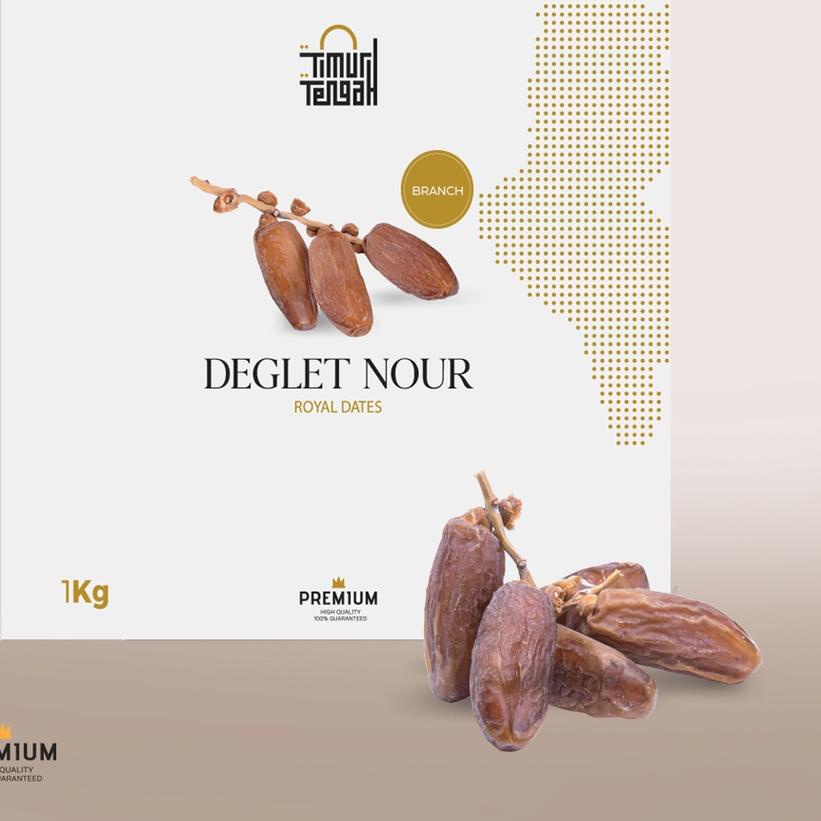 

☝ Kurma Tunisia Tangkai 1kg Timur Tengah Premium Deglet Noor Branch ♪