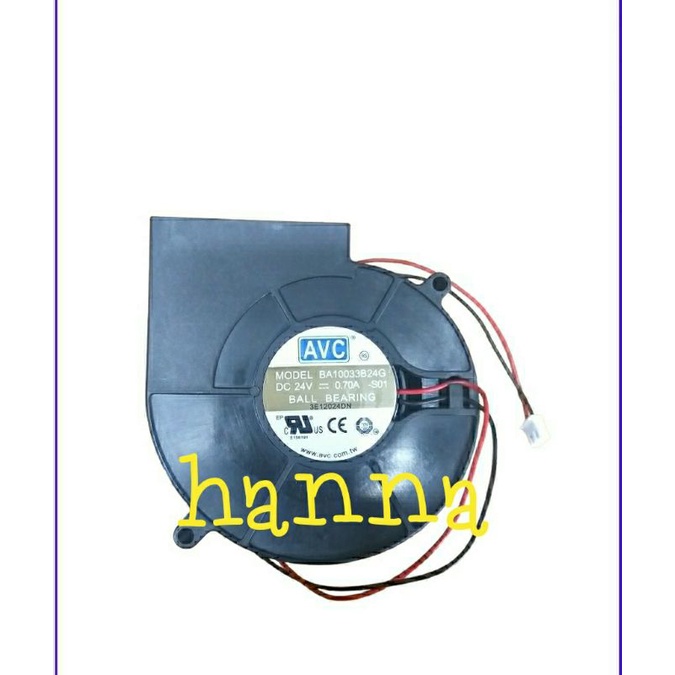 fan kipas angin 9cm keong 24v dc ball bearing merk AVC