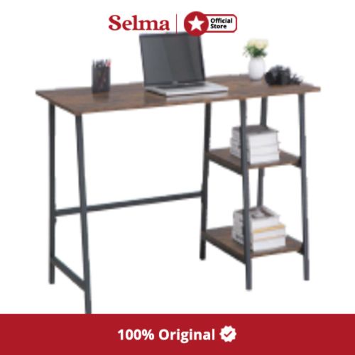 Selma Fiora Meja Kantor - Cokelat Furniture Informa