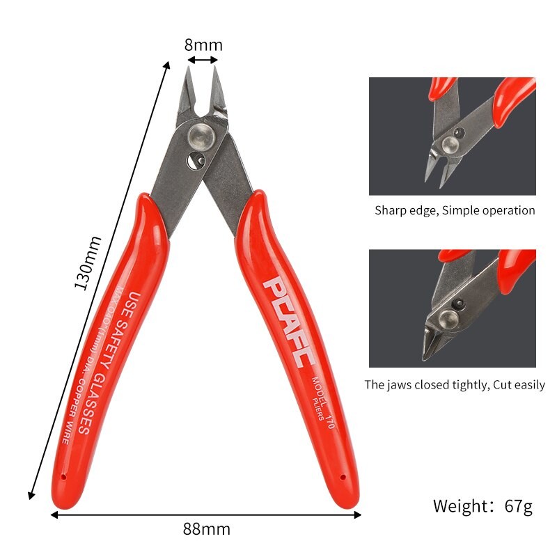 170 Stainless Steel Cutting Pliers Practical Wire and Cable Cutting