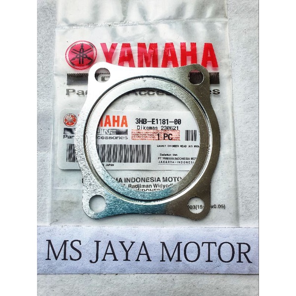 GASKET PAKING PEKING PACKING BLOK BORING KOP HEAD ATAS YAMAHA RXS RX SPESIAL YT115 YT 115 TIARA ORI 