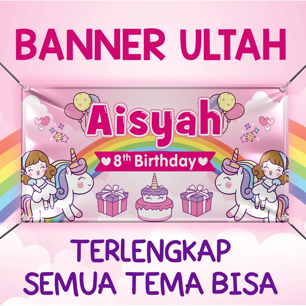 Jual BANNER ULANG TAHUN, SPANDUK ULANG TAHUN, BANER ULTAH | Shopee ...