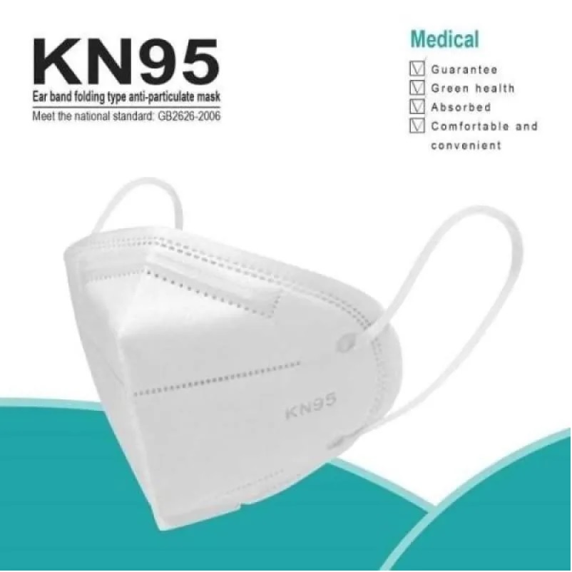 Masker KN95 Earloop Masker Kait Telinga Medis Kn95 isi 10 Pack Segel