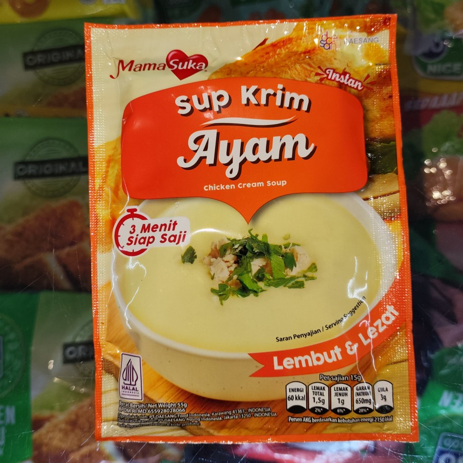 

mamasuka sup krim ayam 55 gr