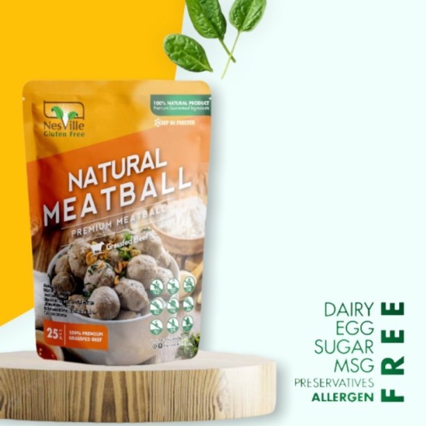 Nesville Natural MEATBALL Non GMO, GLUTEN FREE,HALAL