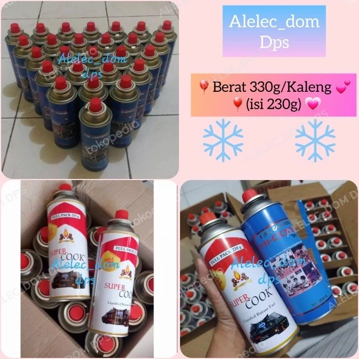 *#*#*#*#] Gas Kaleng Hi cook /super cook / Gas Cartridge / Gas Kompor Portable