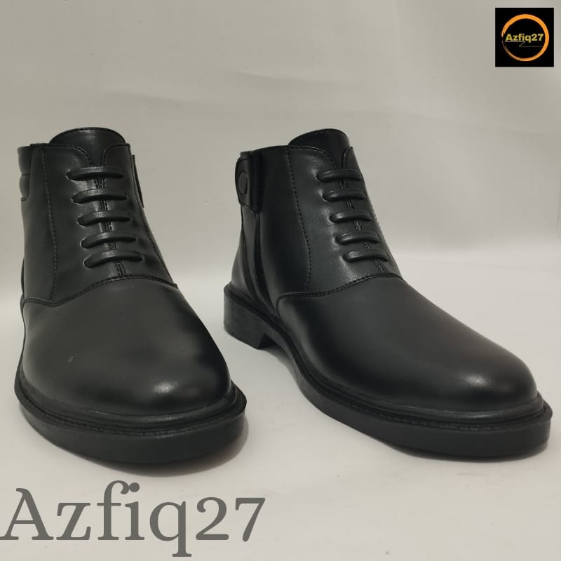 Sepatu Pdh Tni Polri Security Dop Terbaru Model Tali Mati Original Merk Azfiq27 #4 Dop