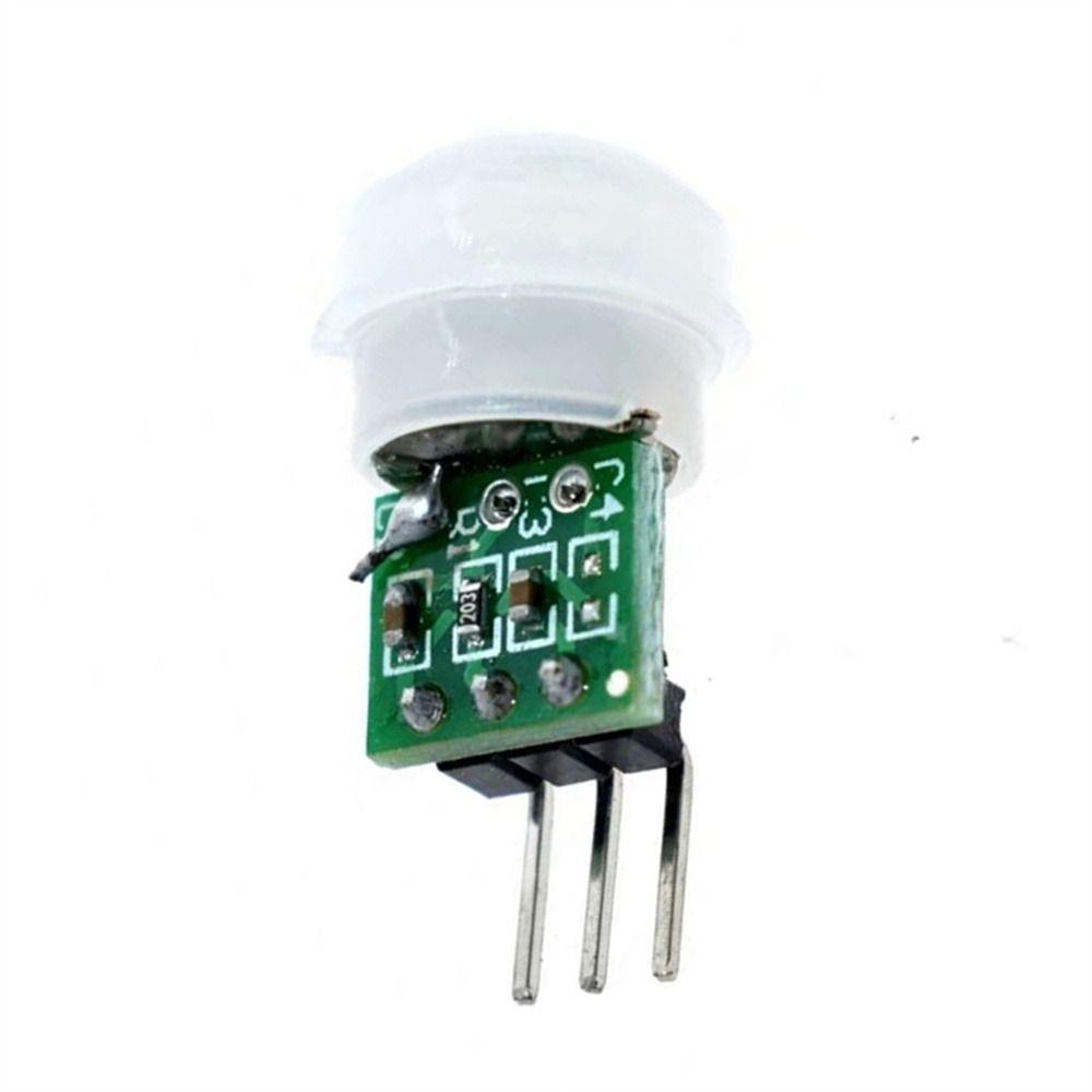 Agustinina Motion Human Sensor Mini DC 2.7 Ke 12V Infrared PIR Detector Module Detektor Otomatis PIR Module