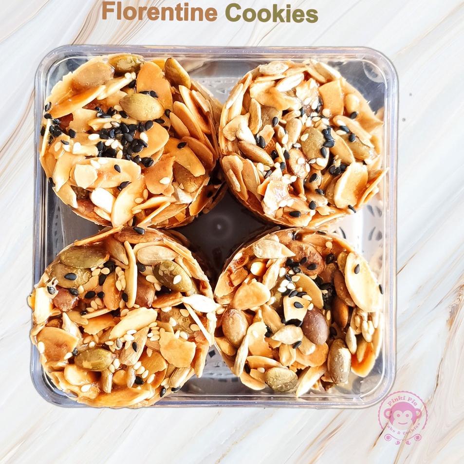 

➯ Florentine Cookies / Crispy Mixed Nuts Florenta Kue Kering Premium Toples 300 gr ۝