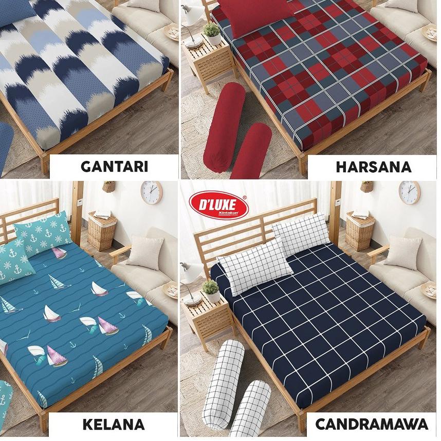 ➢ Sprei Kintakun D'Luxe King Size Kirana Edition Uk.  TINGGI 30 CM ✲