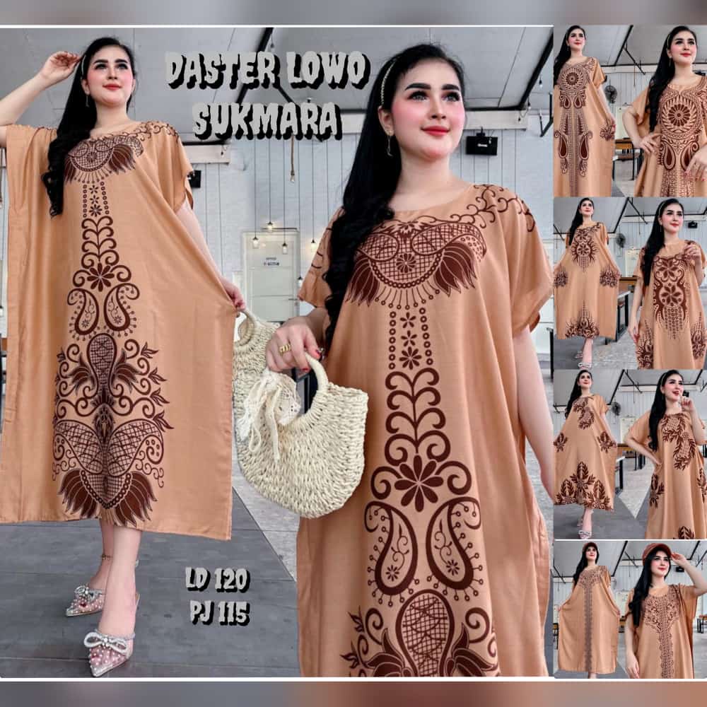 BATIK WANITA DASTER LOWO KELELAWAR KAFTAN RAYON JUMBO MURAH BIG SIZE XXL ( SOGAN LOVEBIRD DENPASAR MEGAN JIHAN ) KEKINIAN BUMIL SERUT DEPAN MURAH ADEM