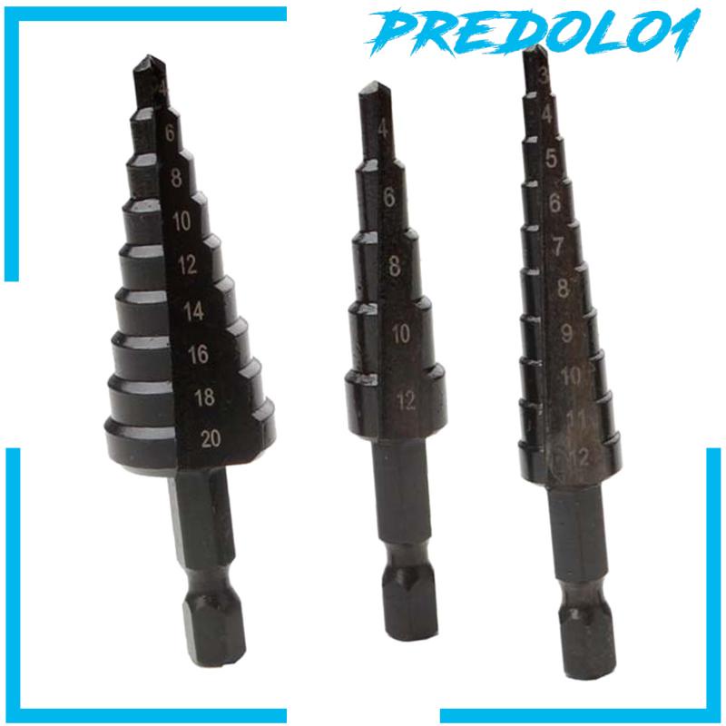 [Predolo1] Mata Bor Step Alur Lurus Drilling Power Tools Untuk Fibreglass Tembaga