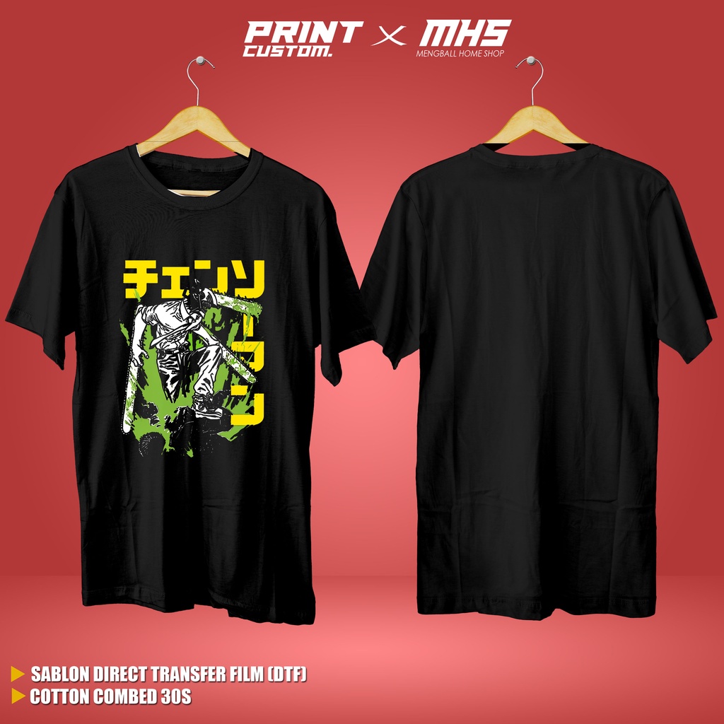 TERBARU  Manga Chainsaw Man Kaos Manga Chainsaw Man Kaos Anime Japan Chainsaw Kaos Pria Wanita Terba