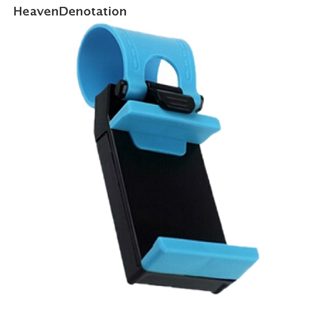 [HeavenDenotation] New Car Phone Holder Steering Wheel Phone Holder Universal Mount Buckle al Setir Ponsel Holder Navigasi Aksesoris Mobil Mobil HDV